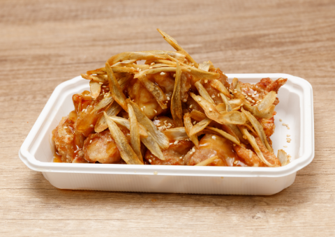 甘だれごぼうの唐揚げ