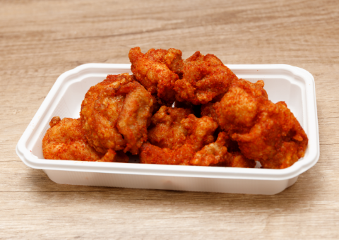 ホットチリ味の唐揚げ
